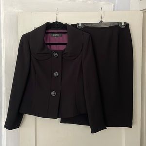 Kasper black suit